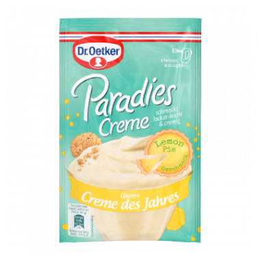 Paradies Creme des Jahres Lemon Pie Geschmack